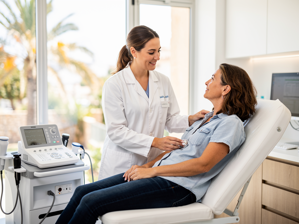 Fachrichtungsbild für Innere Medizin, Kardiologie, Gynäkologie, Geburtshilfe, Endokrinologie, Orthopädie, Traumatologie, Kinderheilkunde, Pädiatrie, Neurologie, Dermatologie, Augenheilkunde, Zahnmedizin, Physiotherapie, Psychotherapie